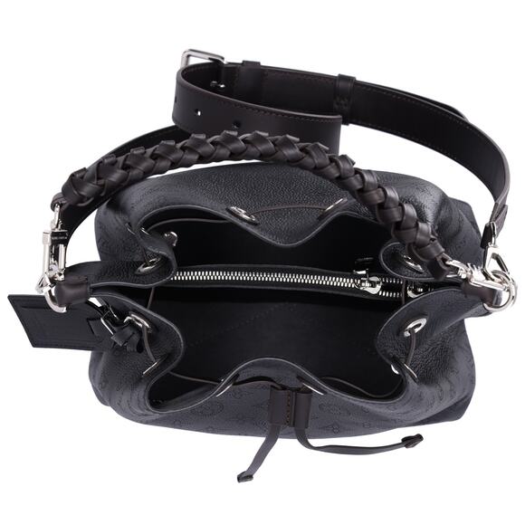 Louis Vuitton Muria Mahina Handbag M55800 Black Mahina Calf Leather - Picture 5 of 7